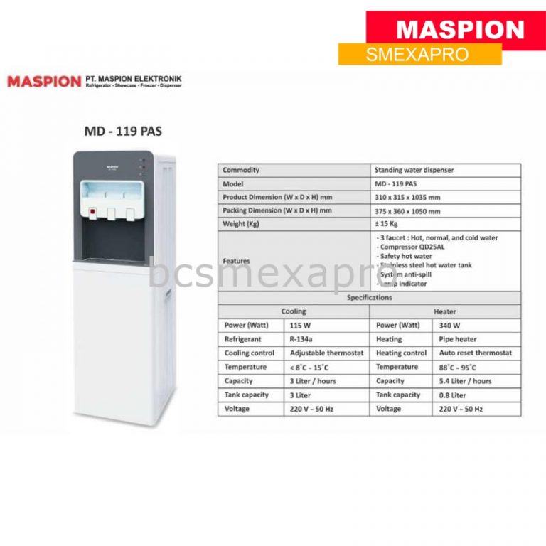 MASPION DISPENSER MD-119 PAS - Businness Center